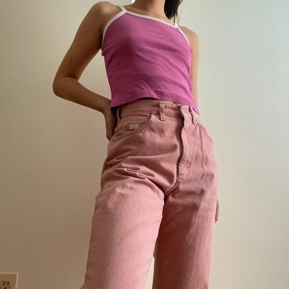 pink lee jeans